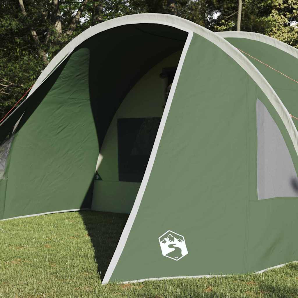 Tunnelzelt für 5 Personen Grün und Weiß 805 x 405 x 211 cm