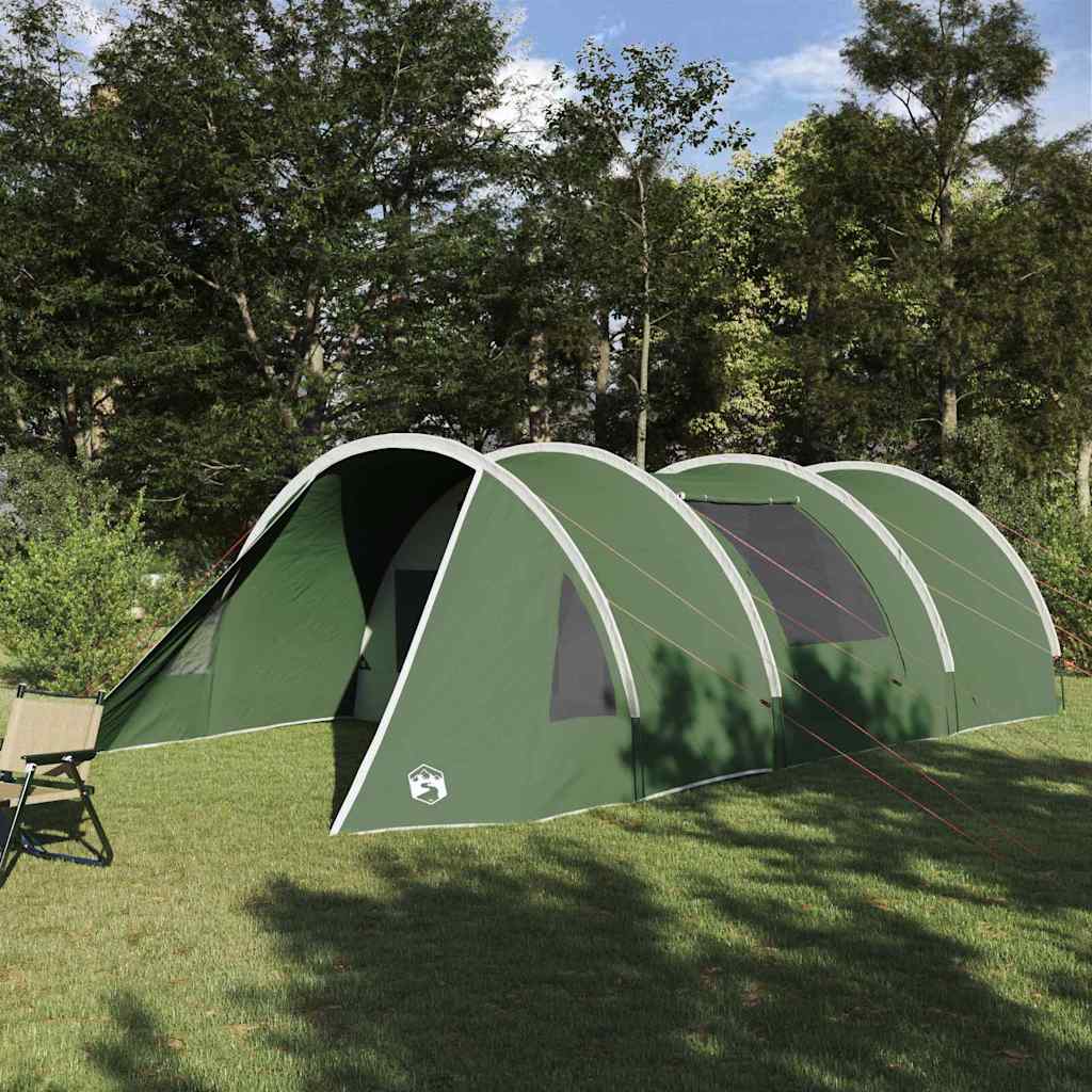 Tunnelzelt für 5 Personen Grün und Weiß 805 x 405 x 211 cm