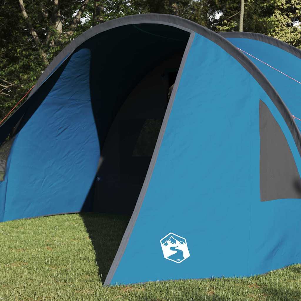 Tunnelzelt für 5 Personen Blau und Grau 805 x 405 x 211 cm