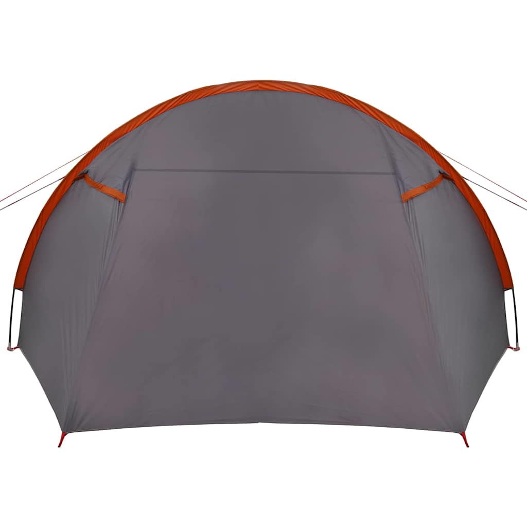 Tunnelzelt für 5 Personen Grau und Orange 805 x 405 x 211 cm