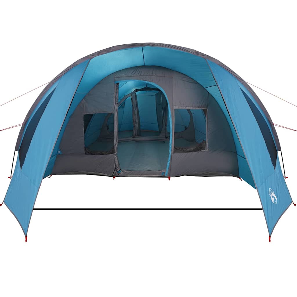 Tunnelzelt für 6 Personen Blau und Grau 890 x 470 x 220 cm