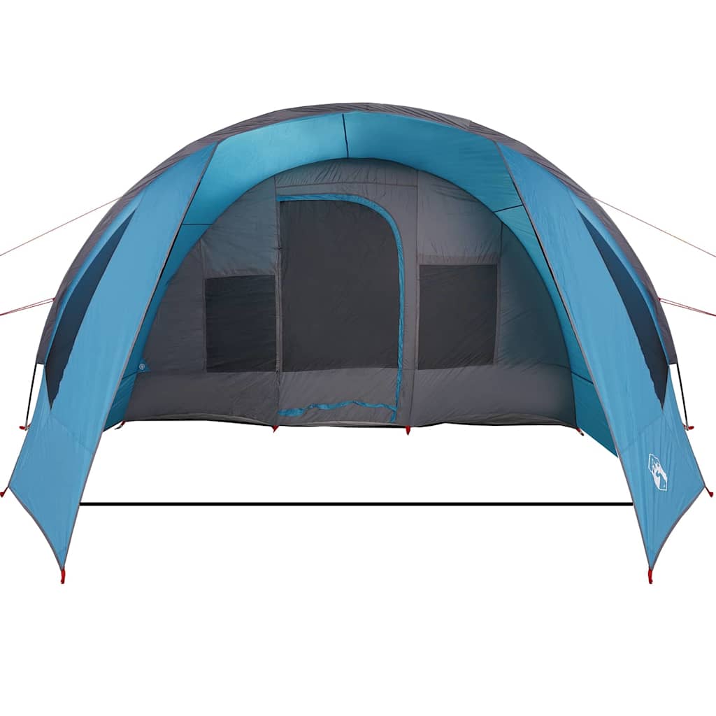 Tunnelzelt für 6 Personen Blau und Grau 890 x 470 x 220 cm