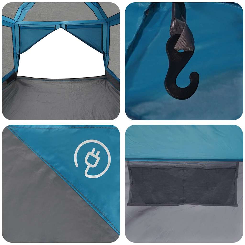 Innertelt 7-Personen 7 Personen Blau und Grau