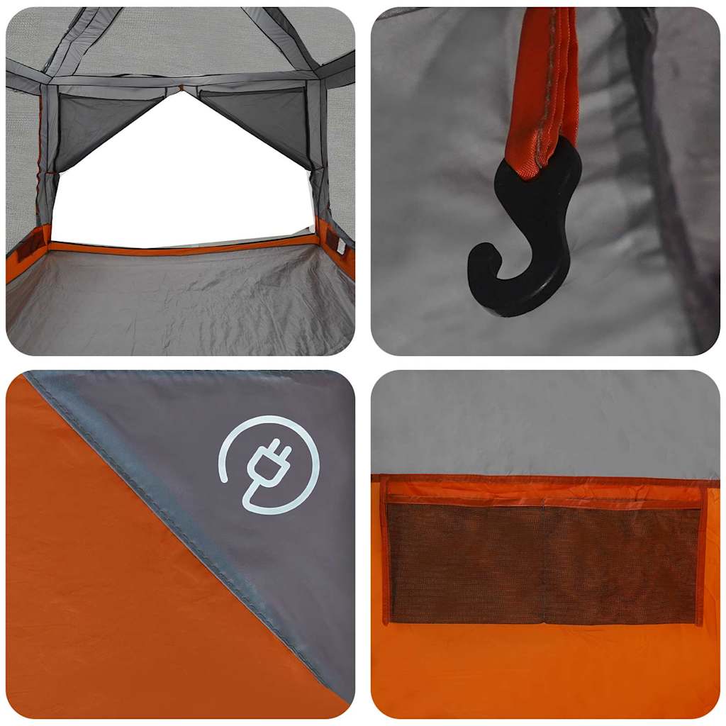 Innertelt 7-Personen 7 Personen Grau und Orange