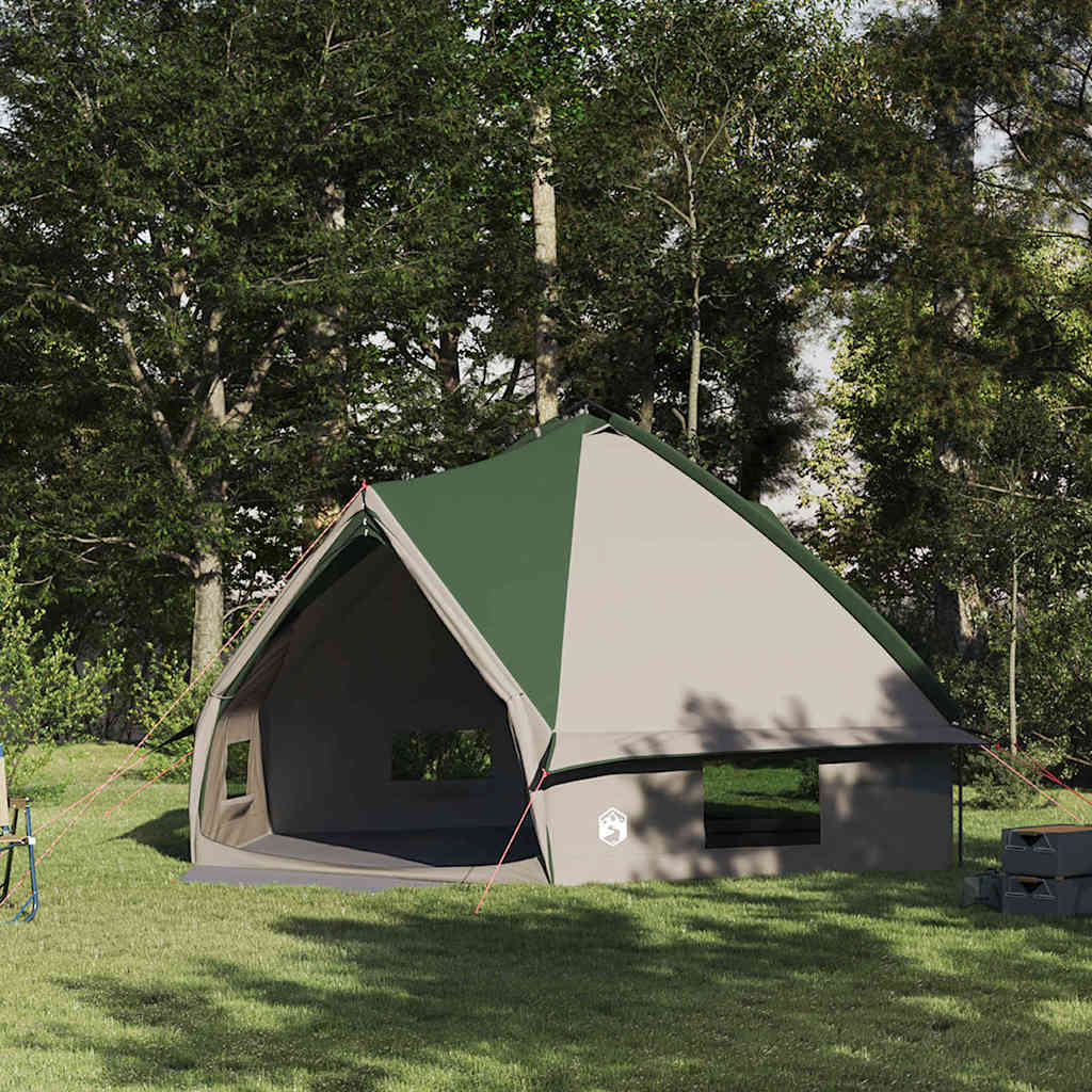 Teepee Zelt für 10 Personen 10 Personen Grün und Weiß