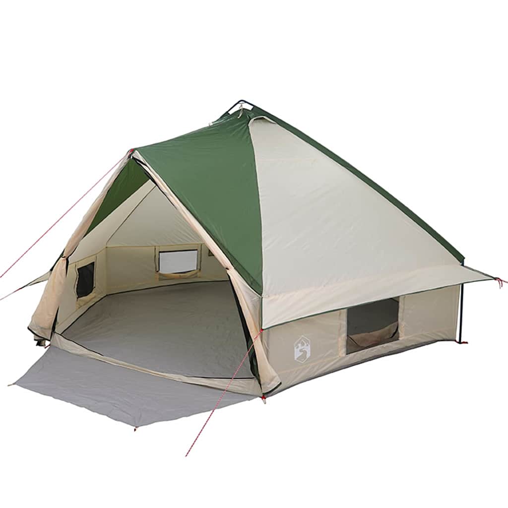 Teepee Zelt für 10 Personen 10 Personen Grün und Weiß