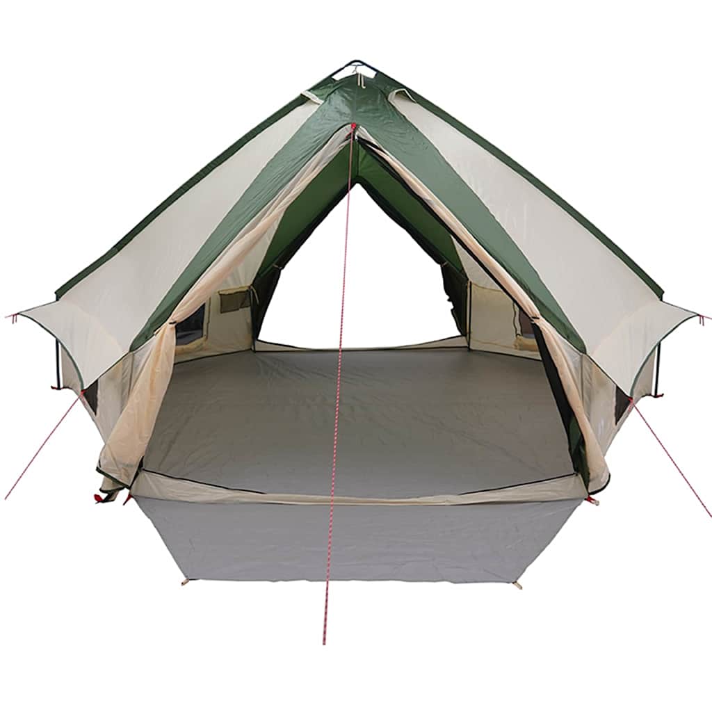 Teepee Zelt für 10 Personen 10 Personen Grün und Weiß