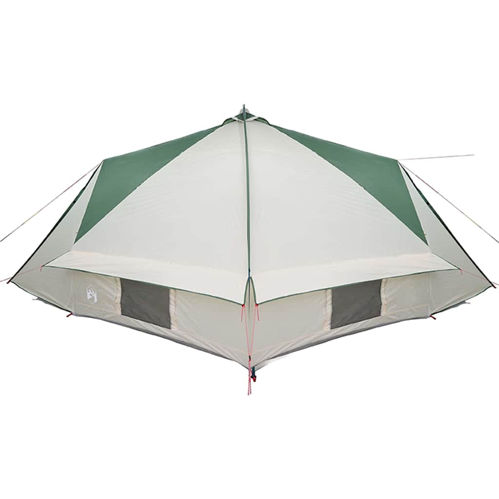 Teepee Zelt für 10 Personen 10 Personen Grün und Weiß