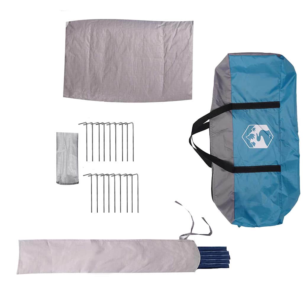 Teepee Zelt für 10 Personen 10 Personen Blau und Grau