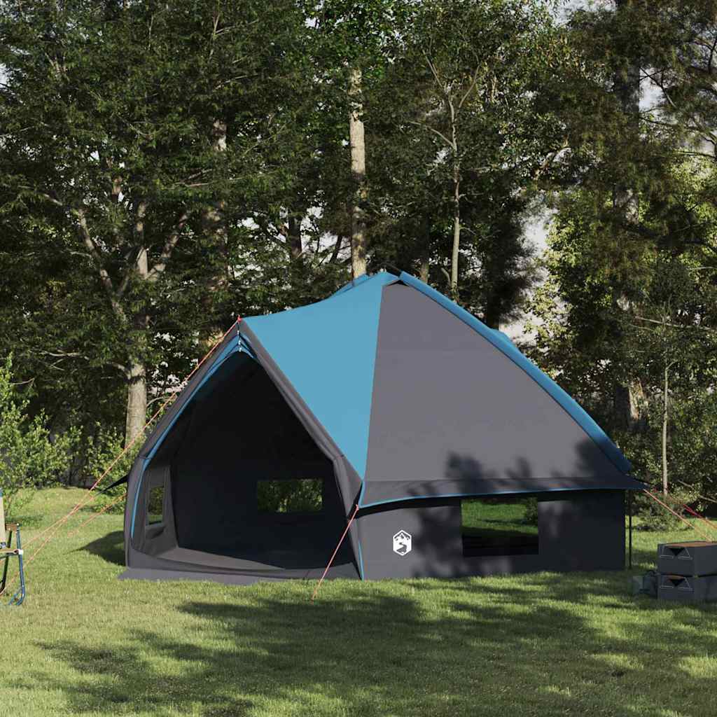 Teepee Zelt für 10 Personen 10 Personen Blau und Grau