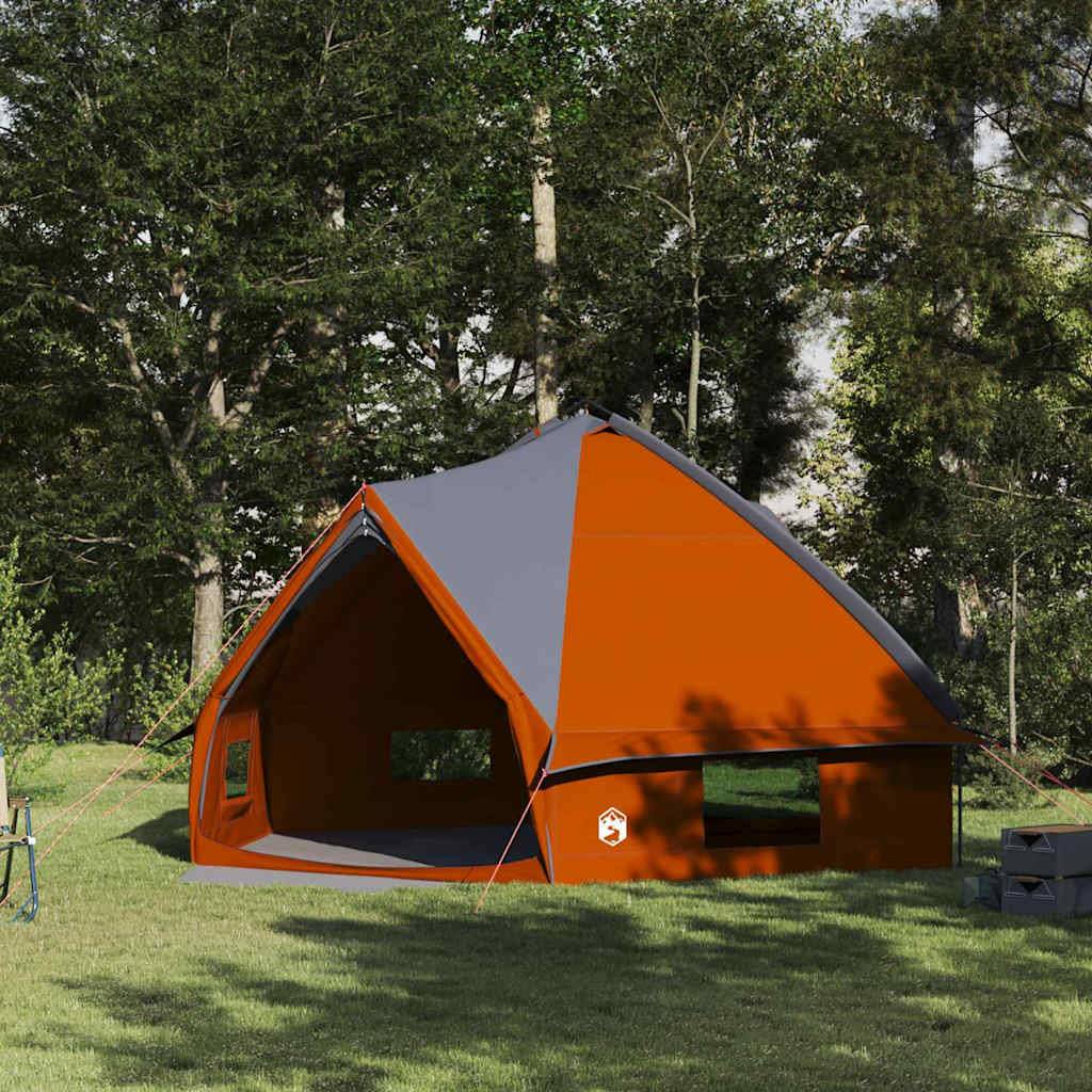 Teepee Zelt für 10 Personen 10 Personen Grau und Orange