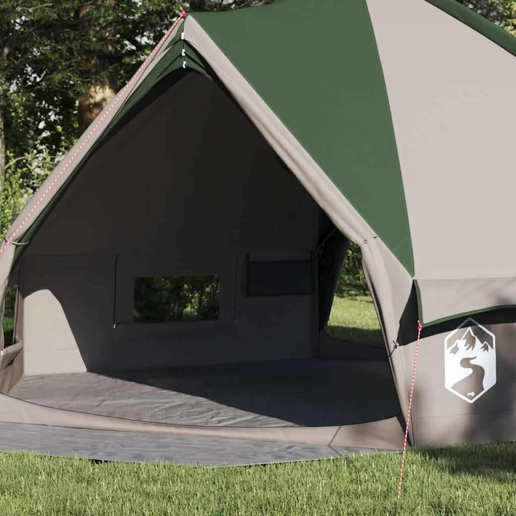 Teepee Zelt für 8 Personen 8 Personen Grün und Weiß