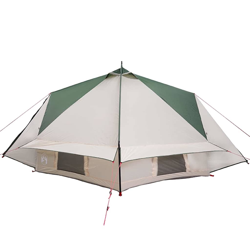 Teepee Zelt für 8 Personen 8 Personen Grün und Weiß