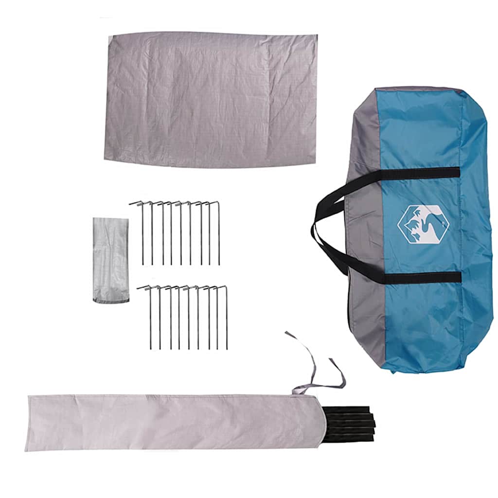 Teepee Zelt für 8 Personen 8 Personen Blau und Grau