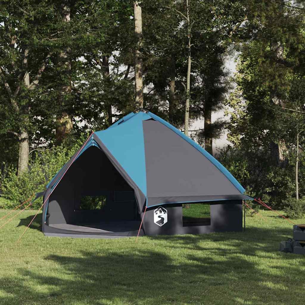 Teepee Zelt für 8 Personen 8 Personen Blau und Grau