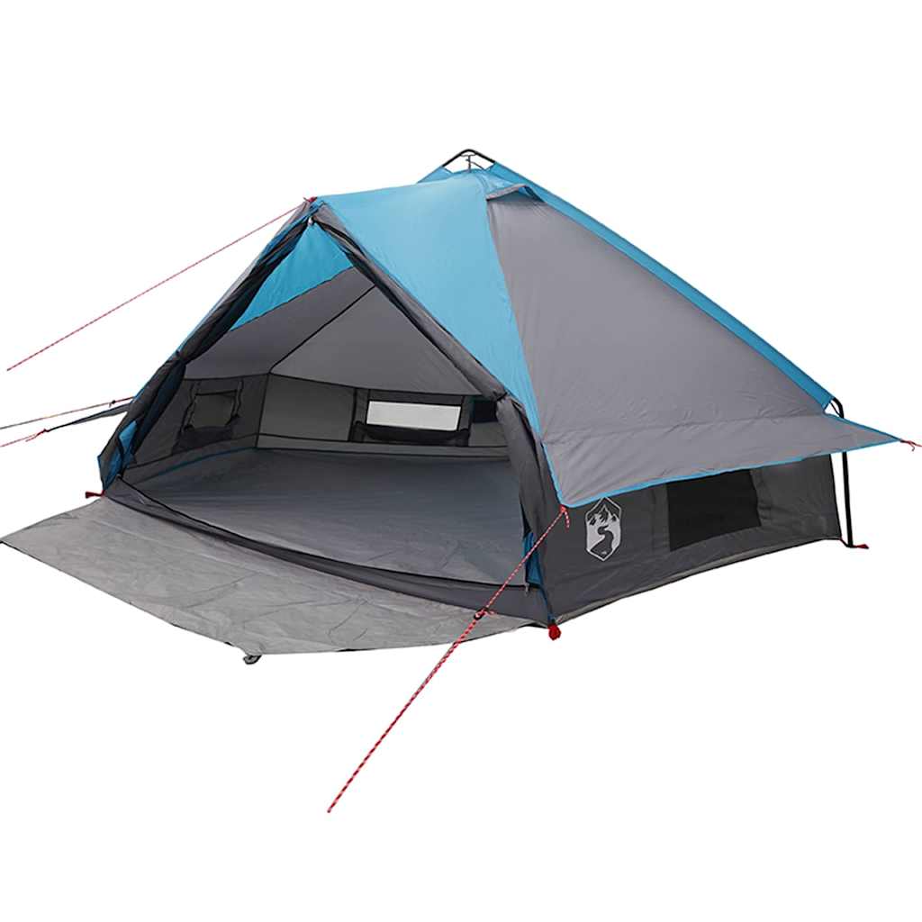 Teepee Zelt für 8 Personen 8 Personen Blau und Grau