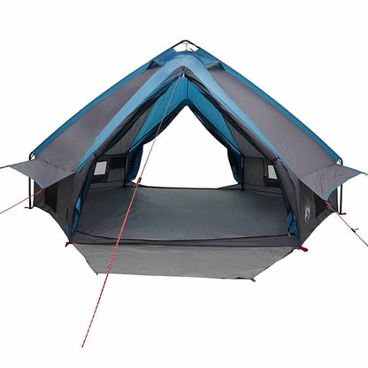 Teepee Zelt für 8 Personen 8 Personen Blau und Grau
