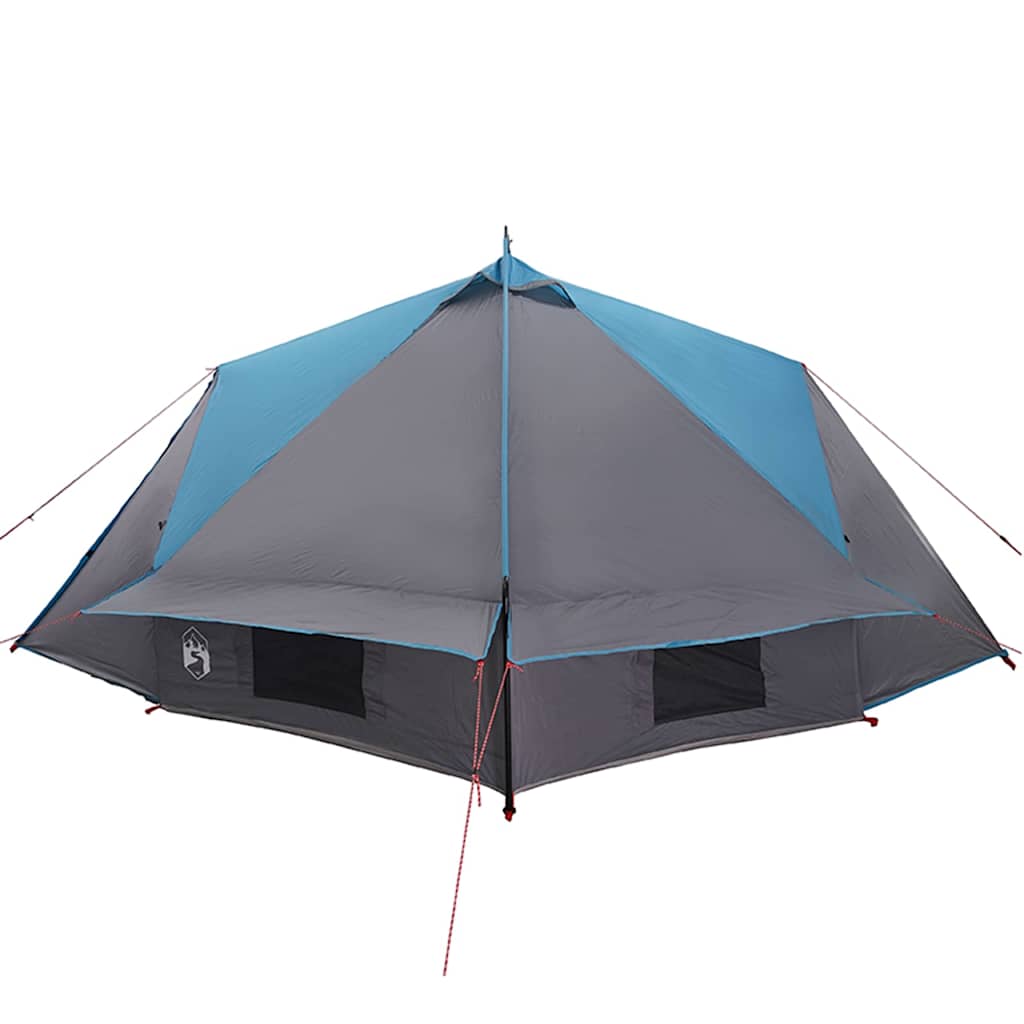 Teepee Zelt für 8 Personen 8 Personen Blau und Grau