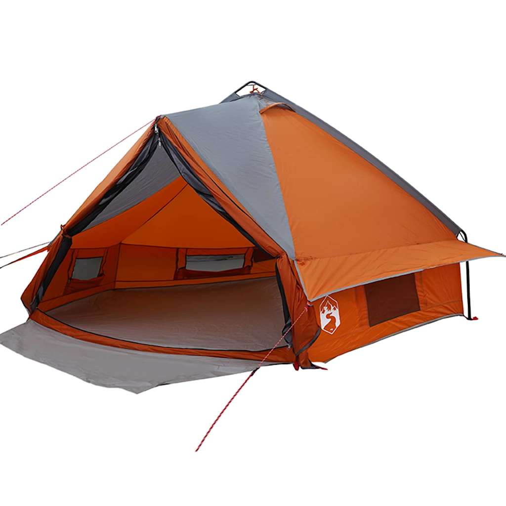 Teepee Zelt für 8 Personen 8 Personen Grau und Orange