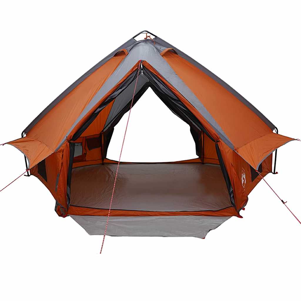 Teepee Zelt für 8 Personen 8 Personen Grau und Orange