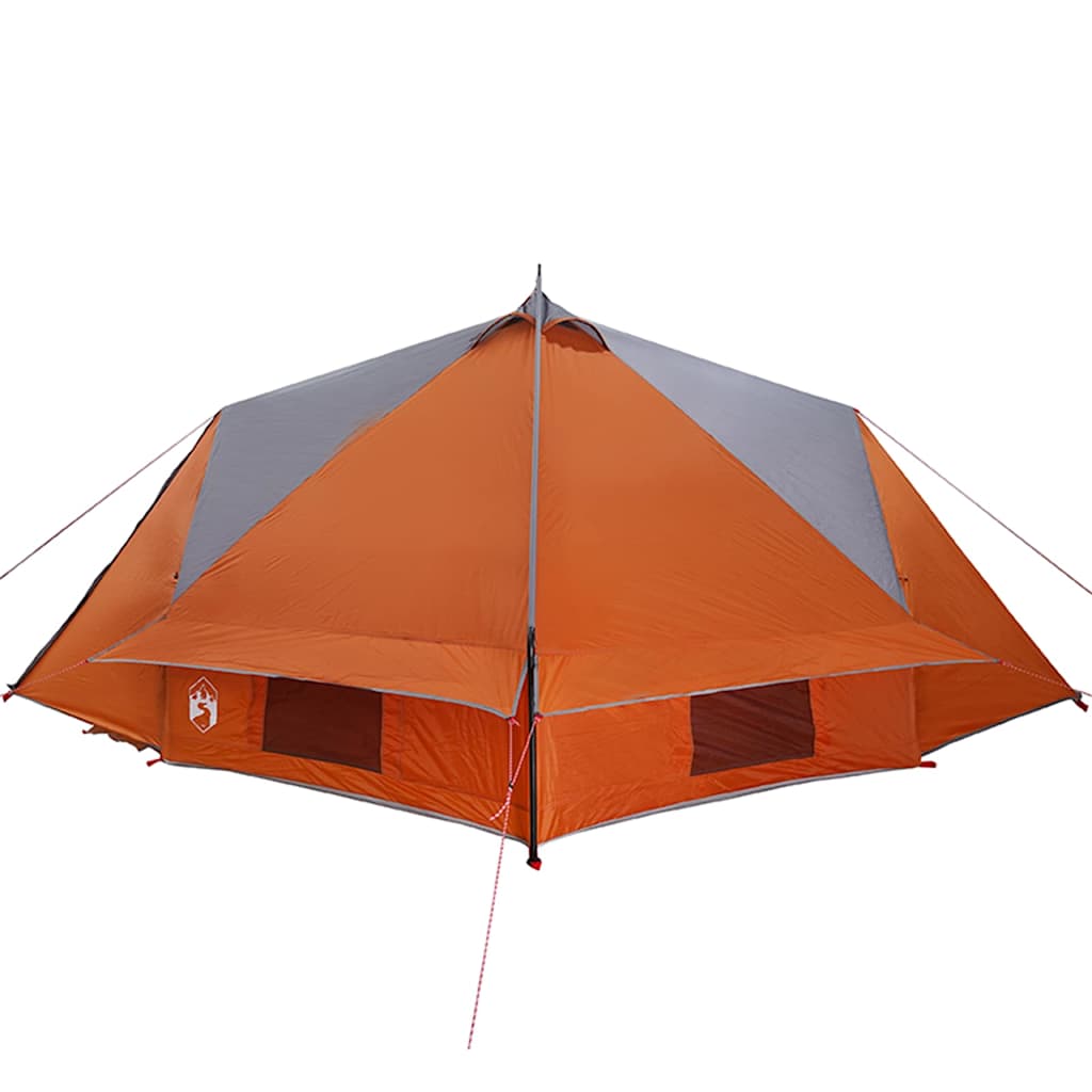 Teepee Zelt für 8 Personen 8 Personen Grau und Orange