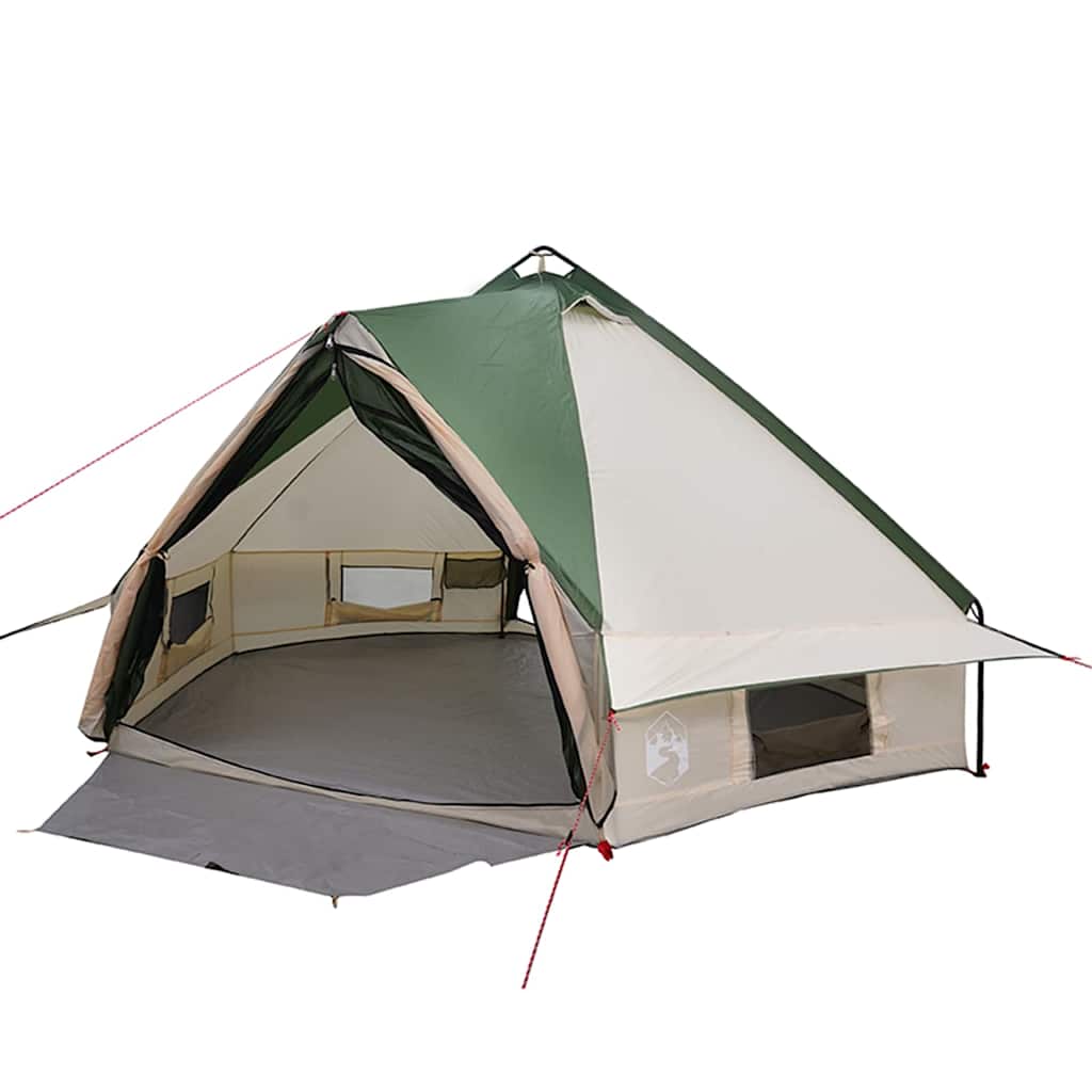 Teepee Zelt für 6 Personen 6 Personen Grün und Weiß
