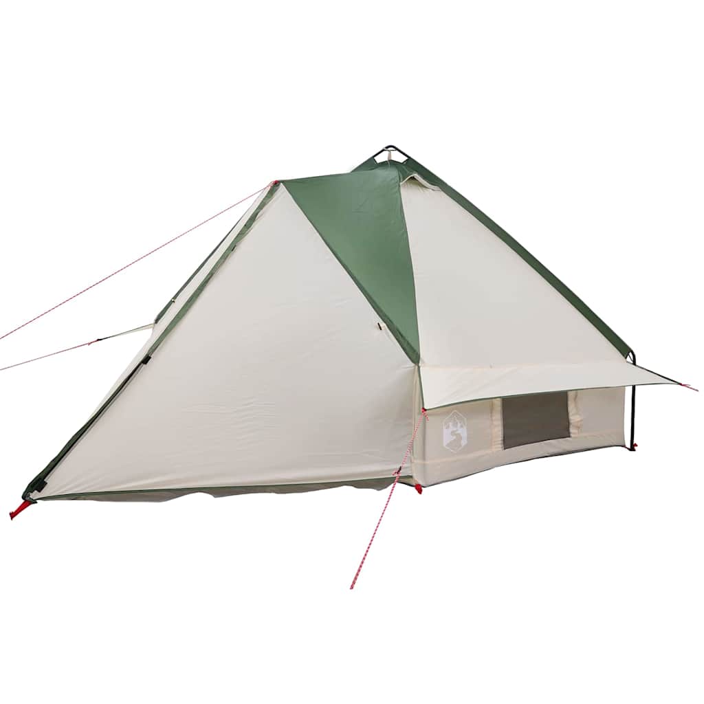 Teepee Zelt für 6 Personen 6 Personen Grün und Weiß