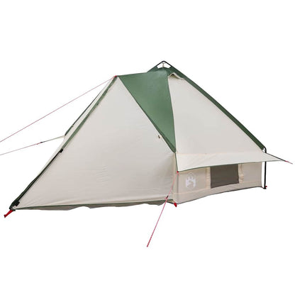 Teepee Zelt für 6 Personen 6 Personen Grün und Weiß