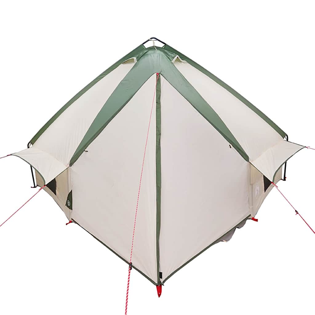 Teepee Zelt für 6 Personen 6 Personen Grün und Weiß