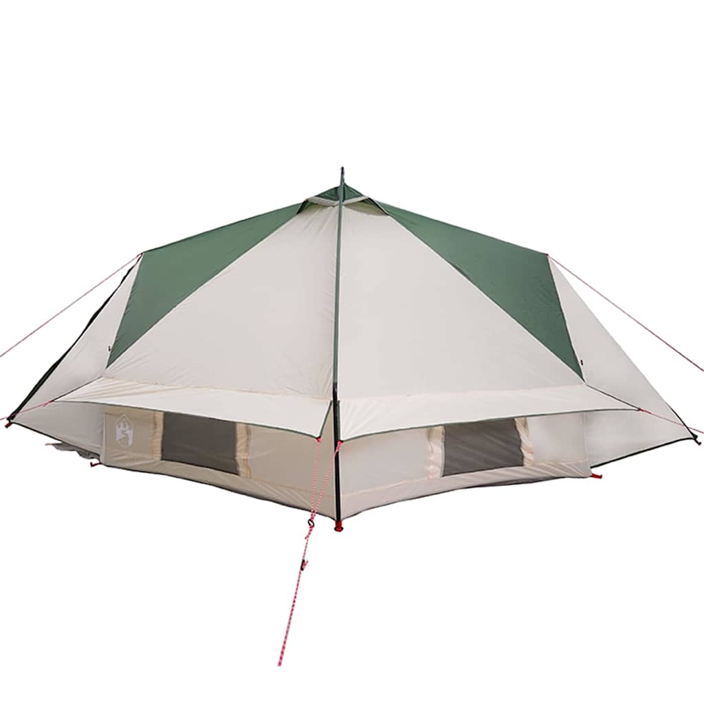 Teepee Zelt für 6 Personen 6 Personen Grün und Weiß