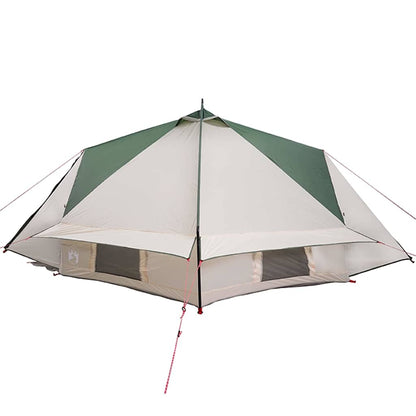 Teepee Zelt für 6 Personen 6 Personen Grün und Weiß