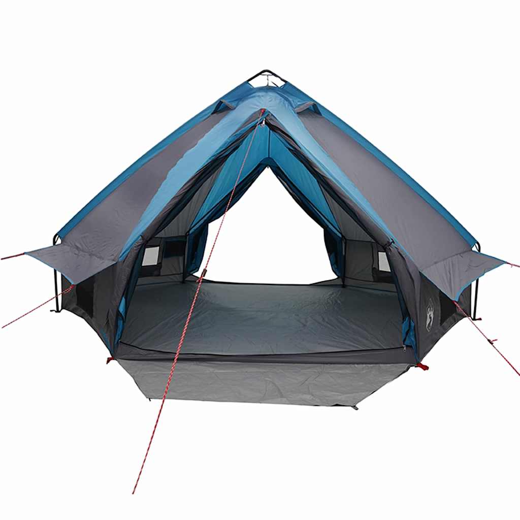 Teepee Zelt für 6 Personen 6 Personen Blau und Grau