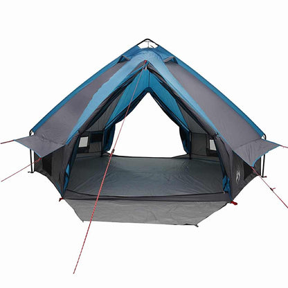 Teepee Zelt für 6 Personen 6 Personen Blau und Grau