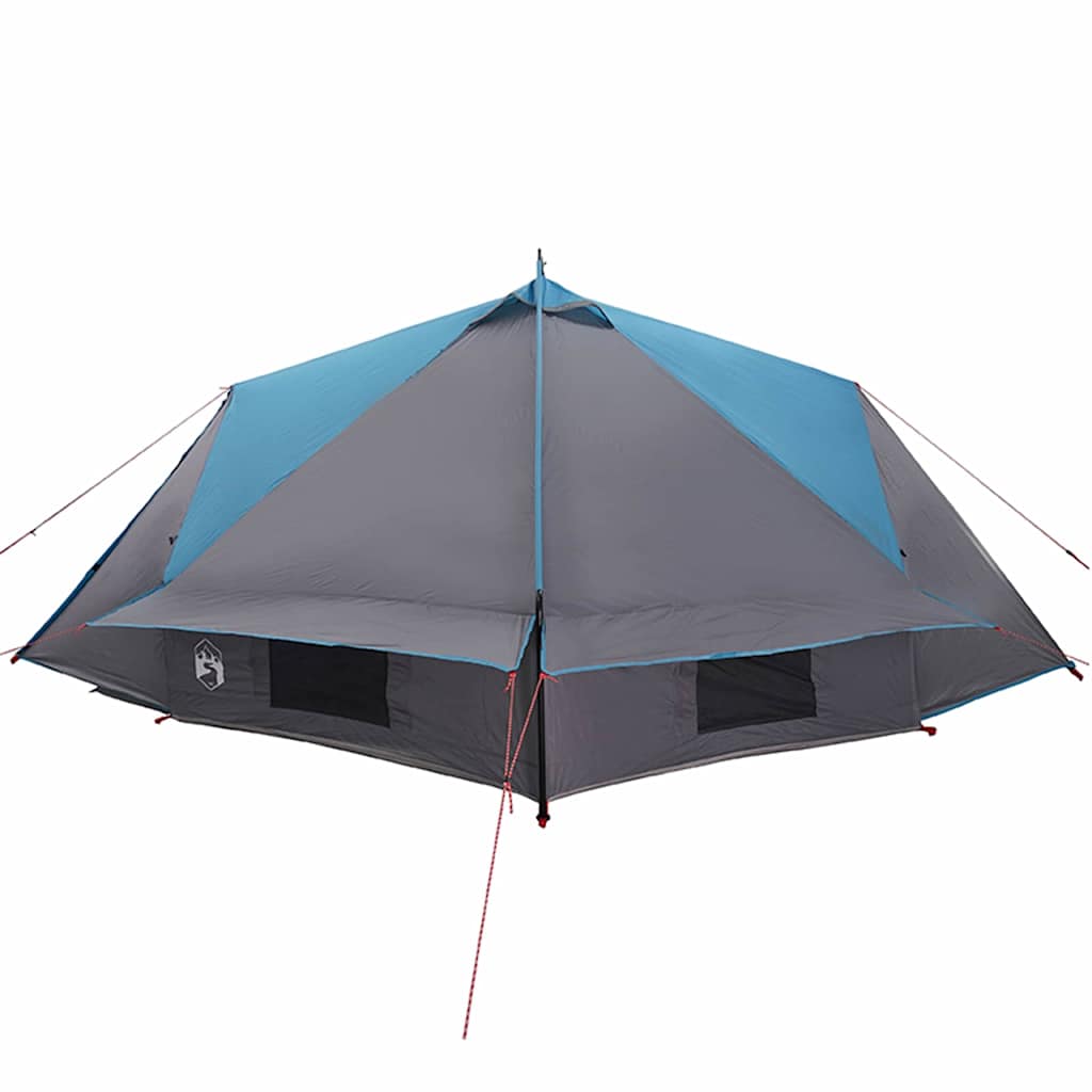 Teepee Zelt für 6 Personen 6 Personen Blau und Grau