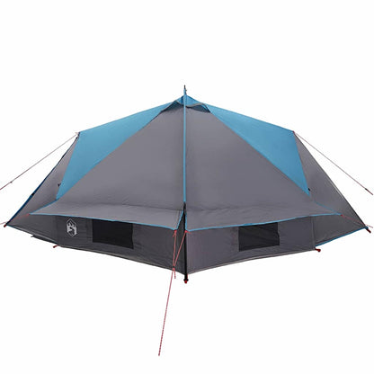 Teepee Zelt für 6 Personen 6 Personen Blau und Grau
