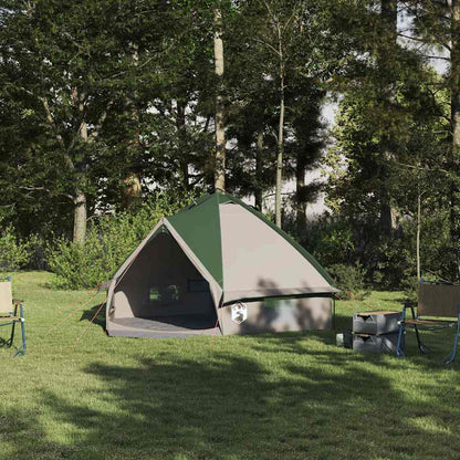 Teepee Zelt für 4 Personen 4 Personen Grün und Grau