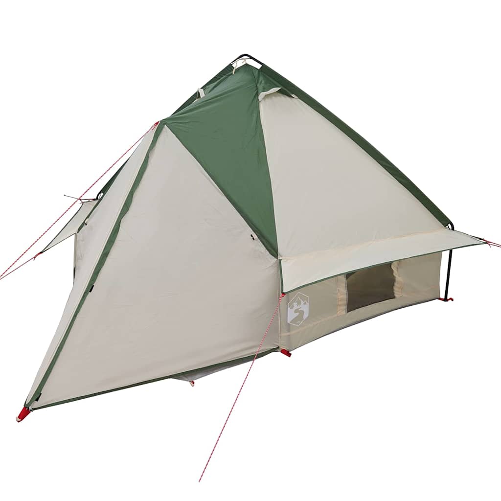 Teepee Zelt für 4 Personen 4 Personen Grün und Grau