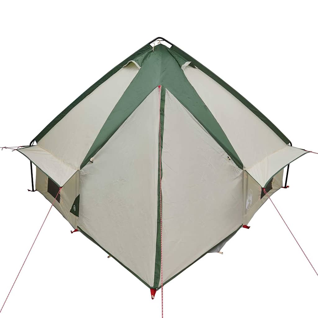 Teepee Zelt für 4 Personen 4 Personen Grün und Grau