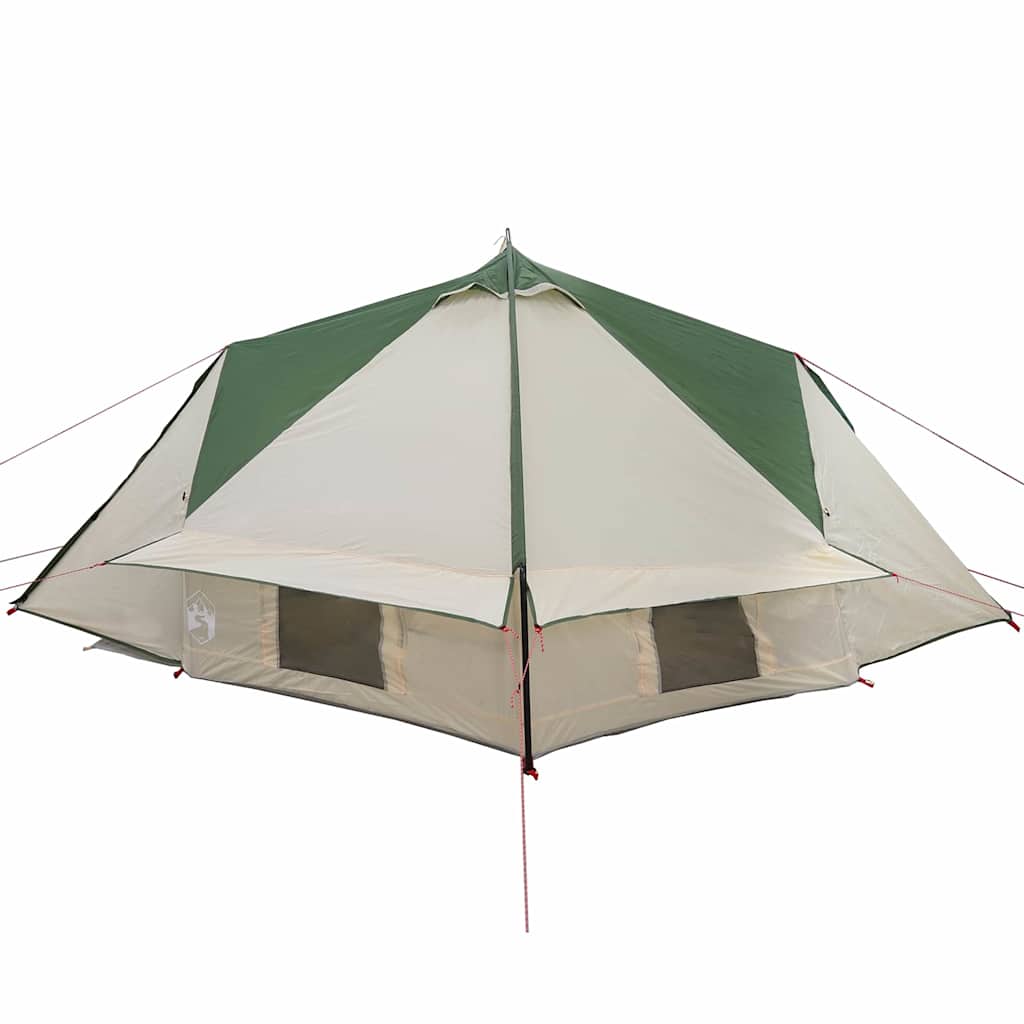 Teepee Zelt für 4 Personen 4 Personen Grün und Grau