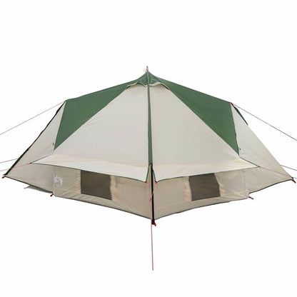 Teepee Zelt für 4 Personen 4 Personen Grün und Grau