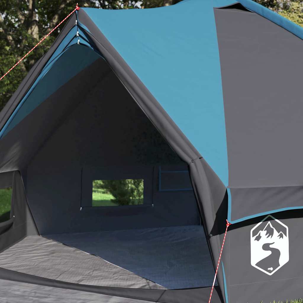 Teepee Zelt für 4 Personen 4 Personen Blau und Grau