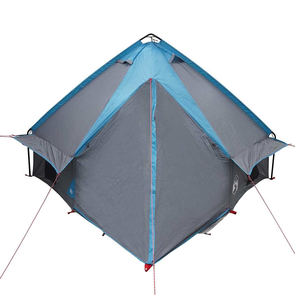 Teepee Zelt für 4 Personen 4 Personen Blau und Grau