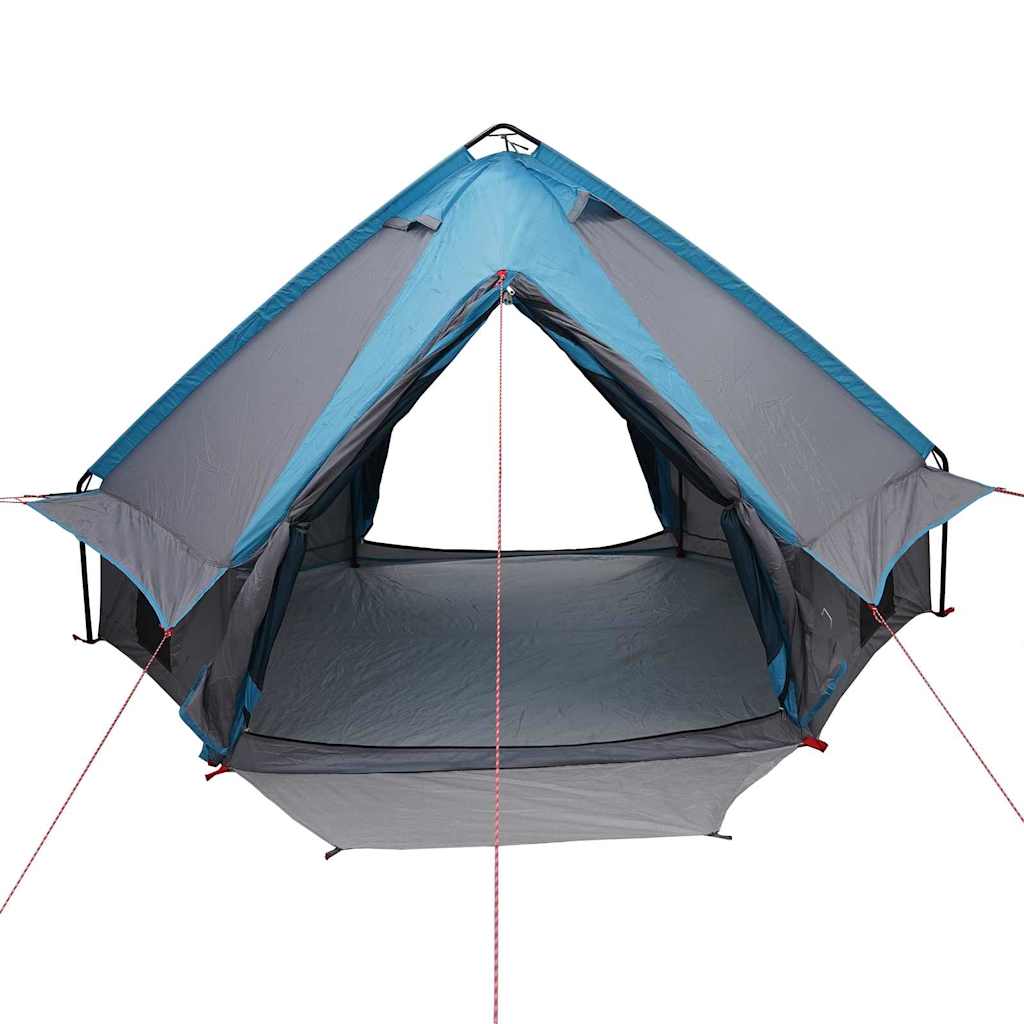 Teepee Zelt für 4 Personen 4 Personen Blau und Grau