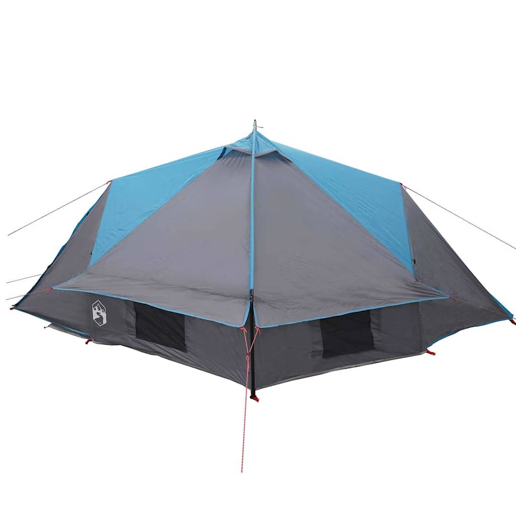 Teepee Zelt für 4 Personen 4 Personen Blau und Grau