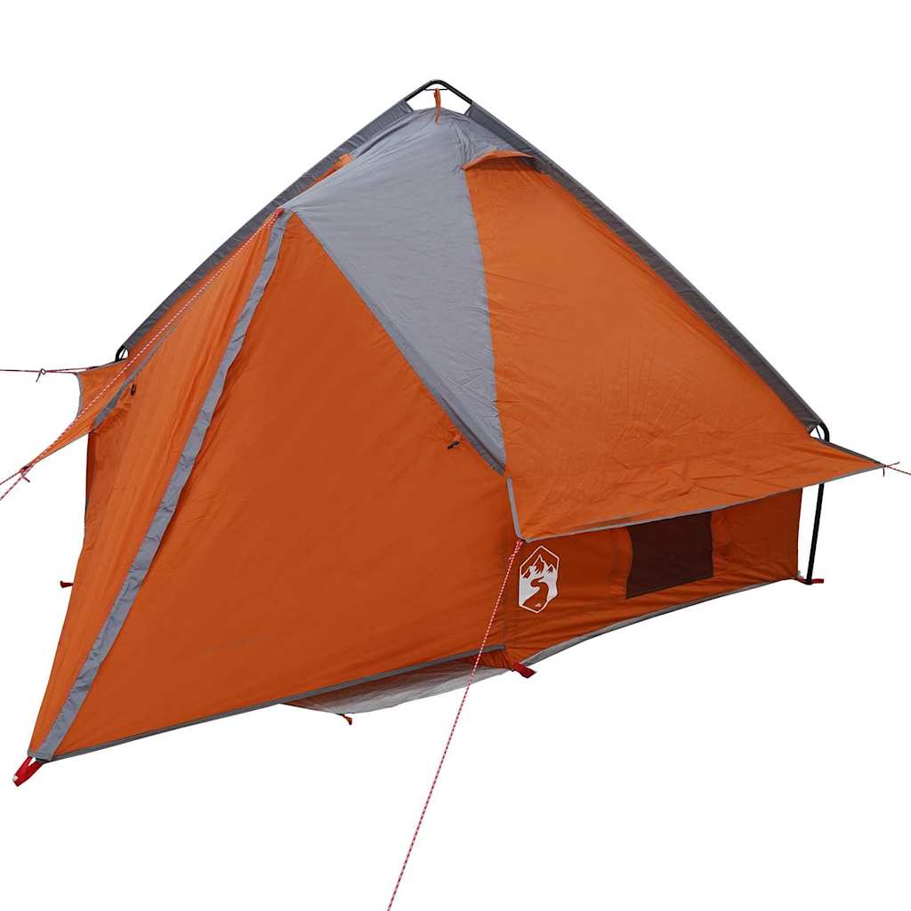 Teepee Zelt für 4 Personen 4 Personen Grau und Orange