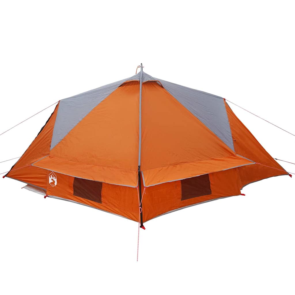 Teepee Zelt für 4 Personen 4 Personen Grau und Orange