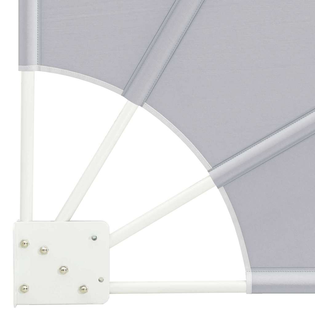 Balkon Sichtschutz Rechteckig 115 x 115 cm Polyester Grau