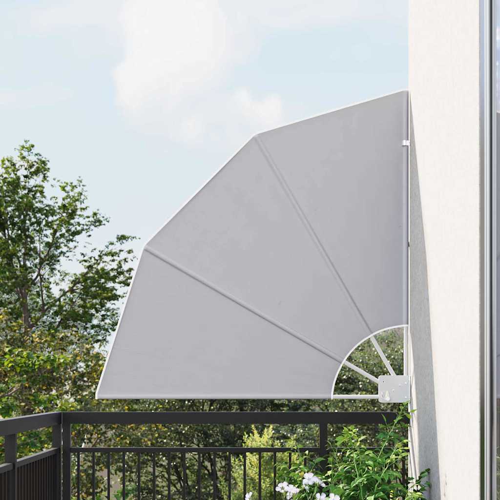 Balkon Sichtschutz Rechteckig 115 x 115 cm Polyester Grau