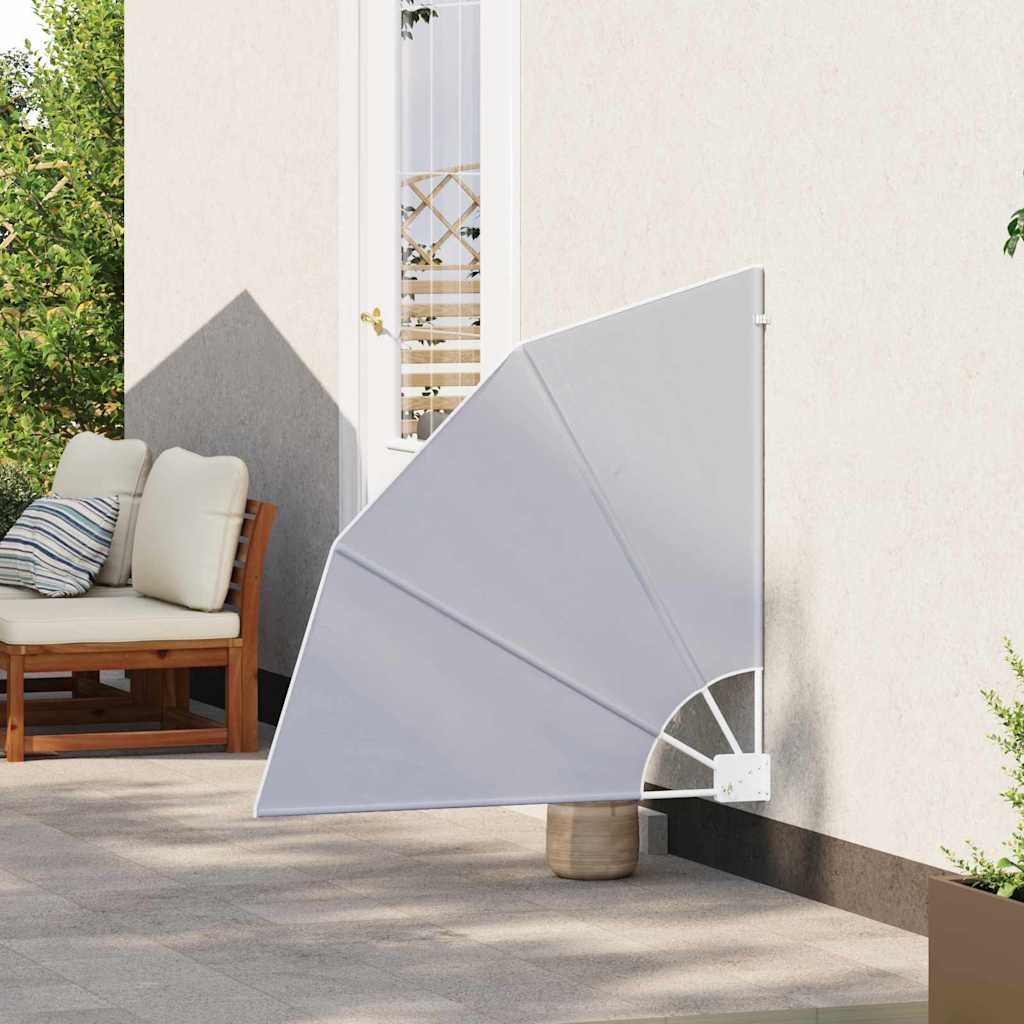 Balkon Sichtschutz Rechteckig 115 x 115 cm Polyester Grau
