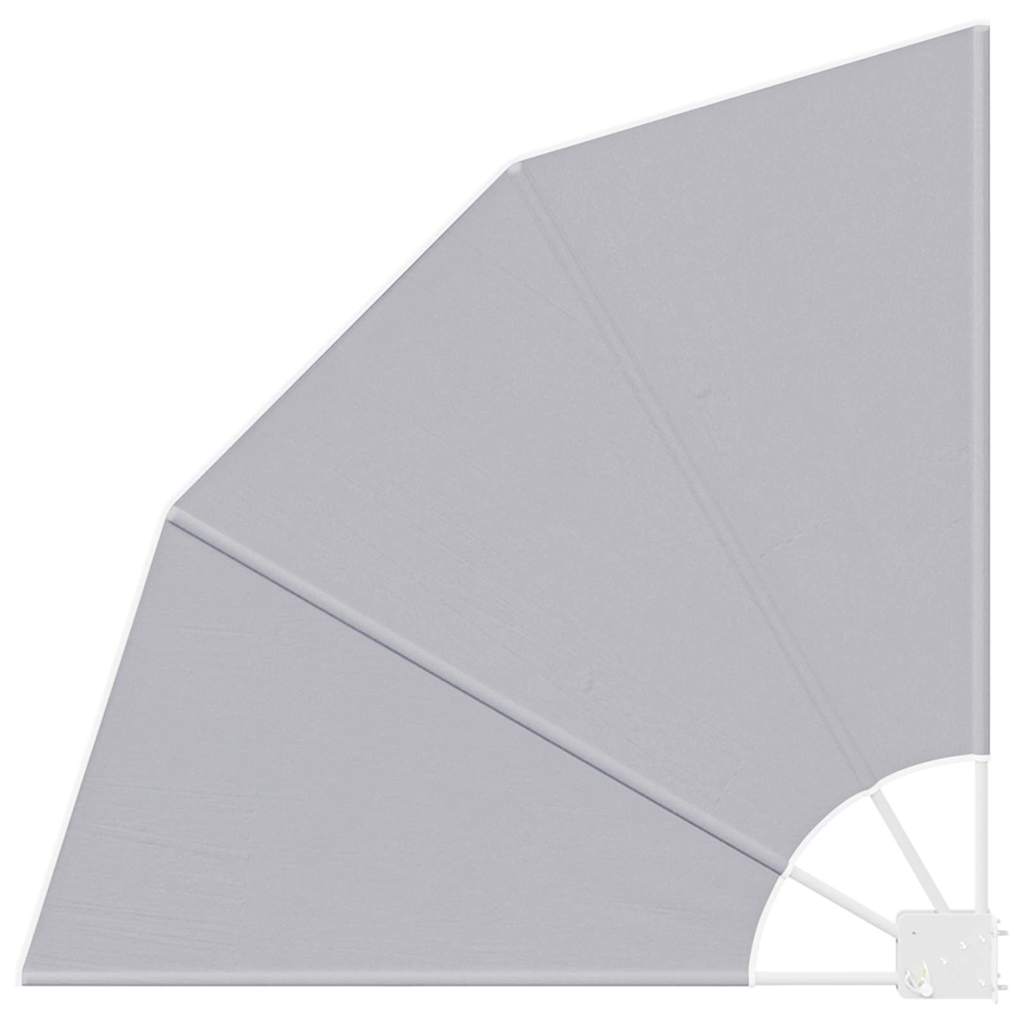 Balkon Sichtschutz Rechteckig 115 x 115 cm Polyester Grau